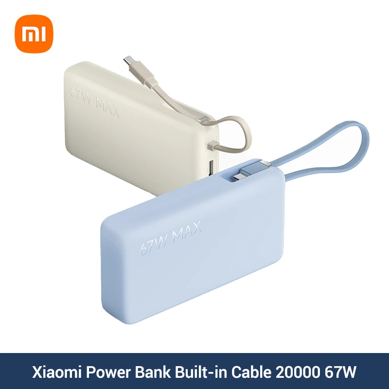 Portable Charger 20000Mah - Xiaomi 20000mAh 67W Maks Taşınabilir Harici