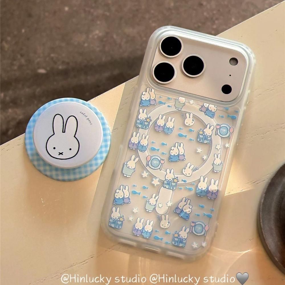 Phone Accessories From China - Miffy Karikatür Tavşan Desenli Telefon Kılıfı