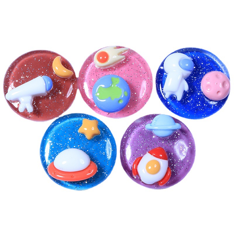 Phone Accessories Wholesale Suppliers - 10 adet Reçine Evren Uzay Cabochons