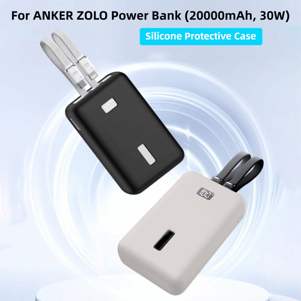 Portable Charger 20000Mah - Silikon Taşınabilir Şarj Cihazı Koruyucu Kılıf