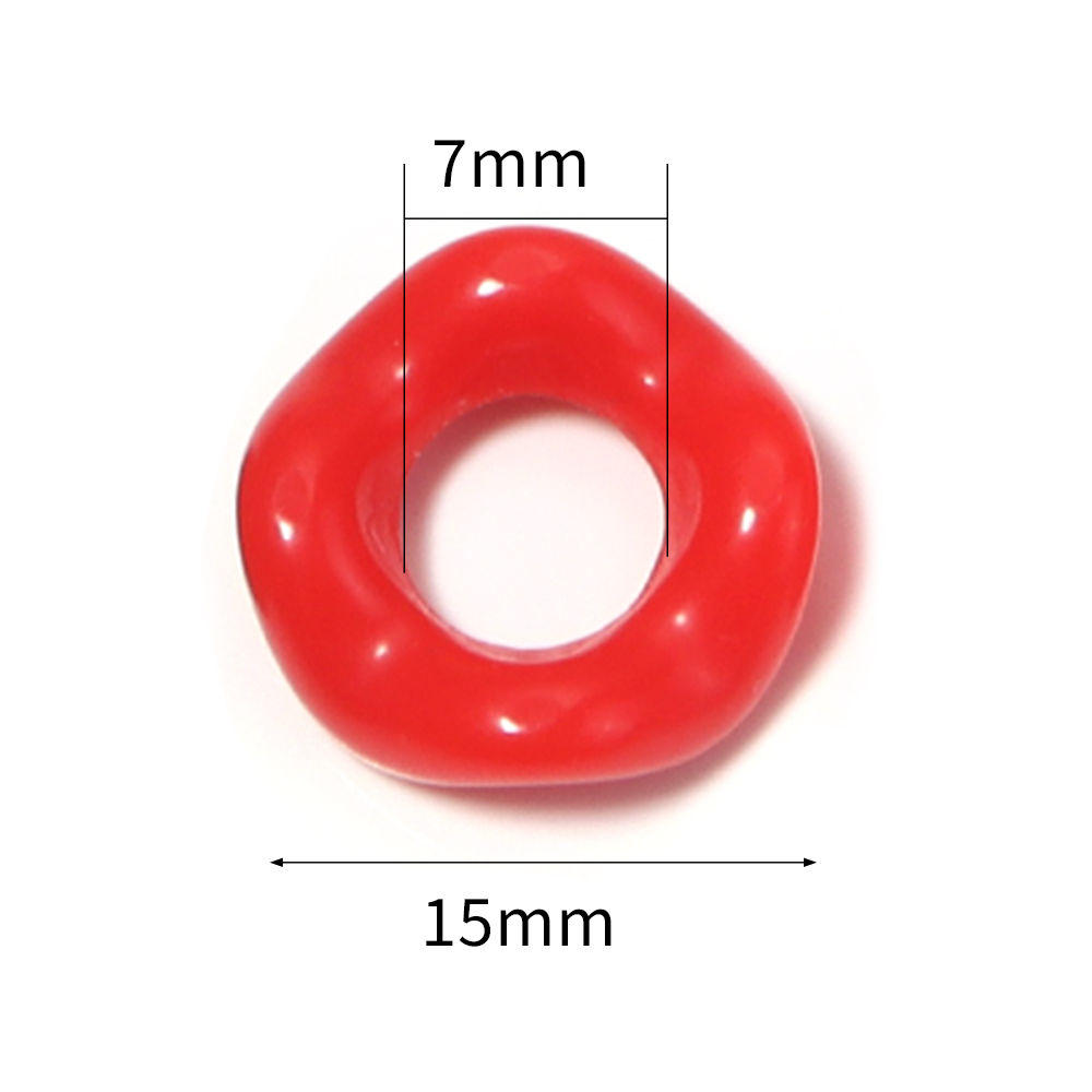 100 adet/grup renkli dalga hal - Phone Accessories Beads incelemesi ve fiyatı