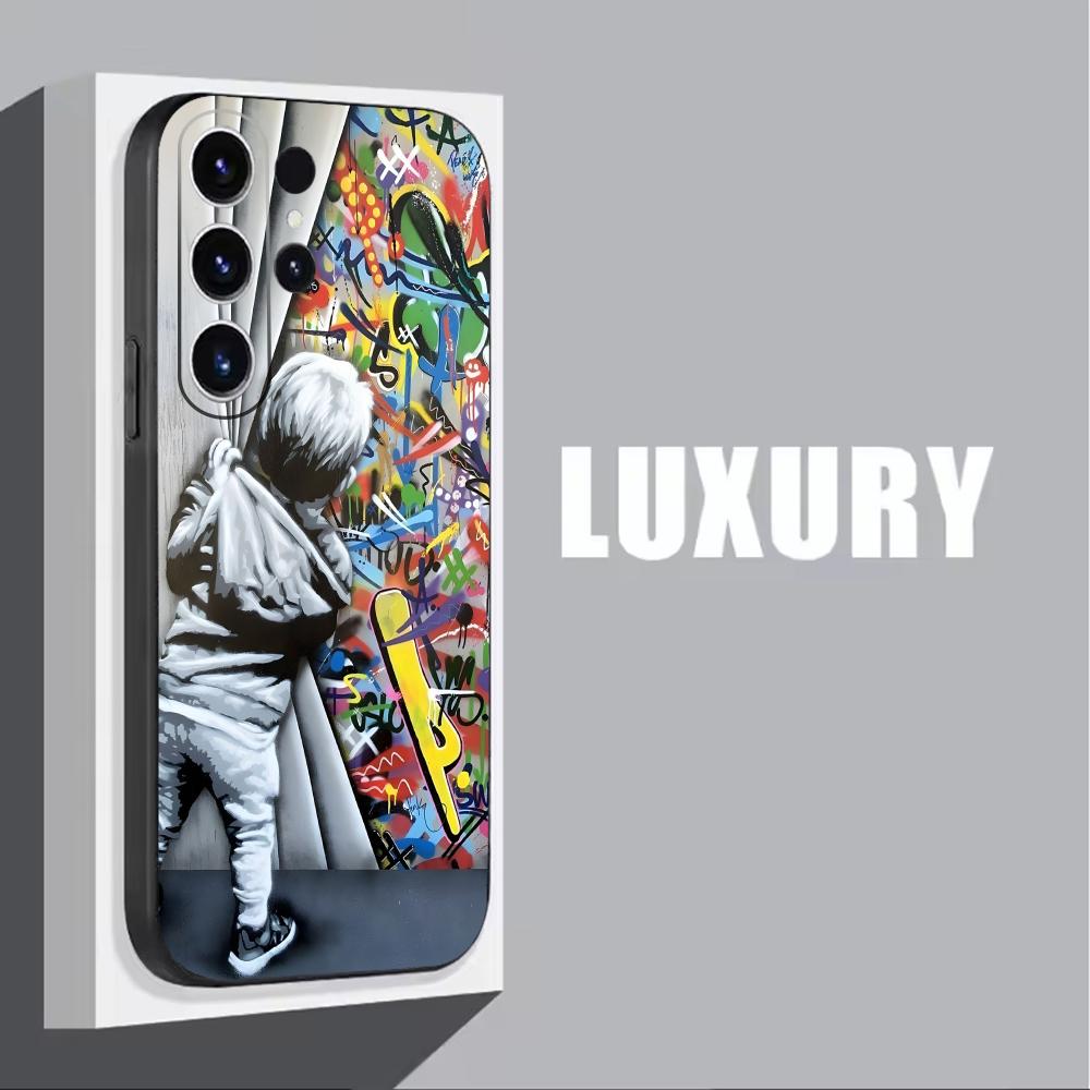 Banksy Graffiti Sanat Telefon  - Samsung Accessories Phone incelemesi ve fiyatı