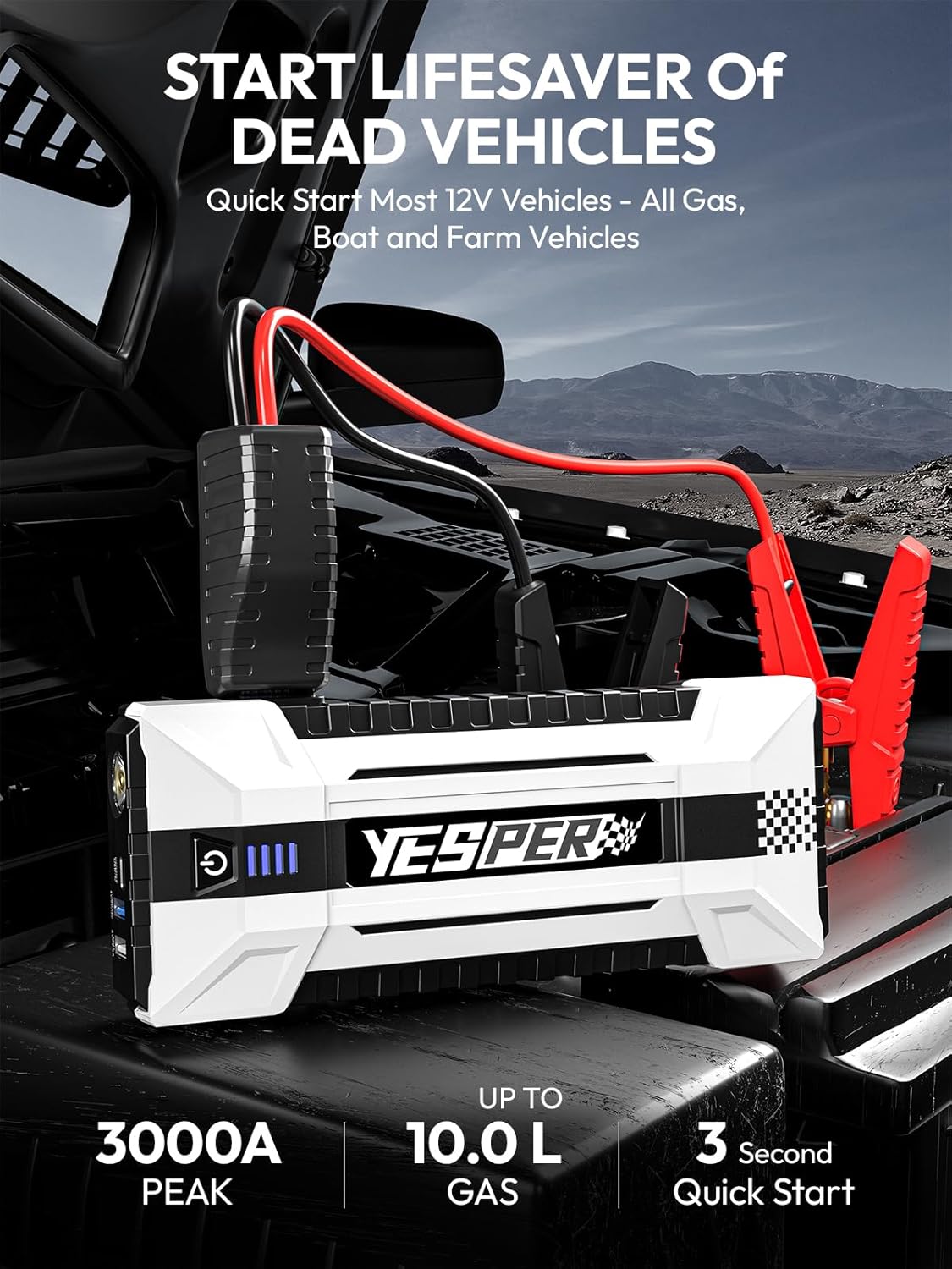 YEPSER YJS20 3000A Peak 12V Ar - Portable Charger 20000Mah incelemesi ve fiyatı