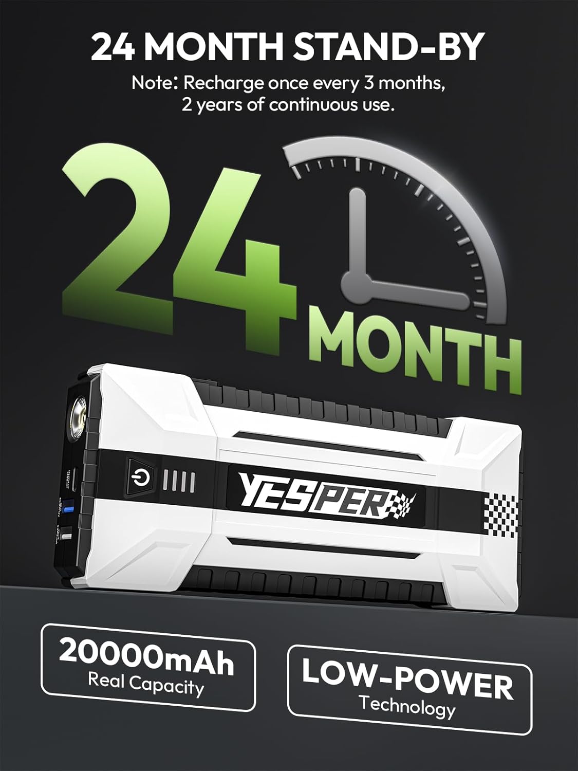 YEPSER YJS20 3000A Peak 12V Ar - Portable Charger 20000Mah incelemesi ve fiyatı