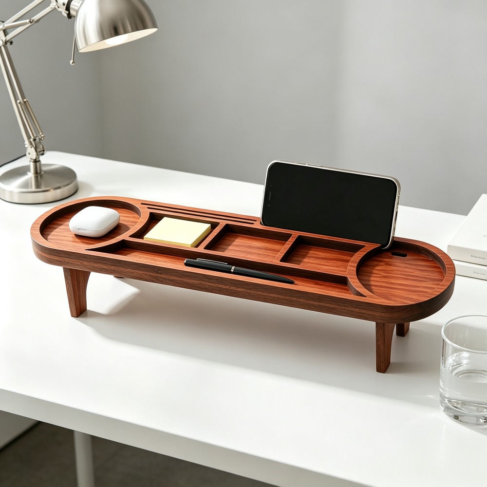 Ahşap Masa Düzenleyici, Telefo - Phone Accessories Rack incelemesi ve fiyatı