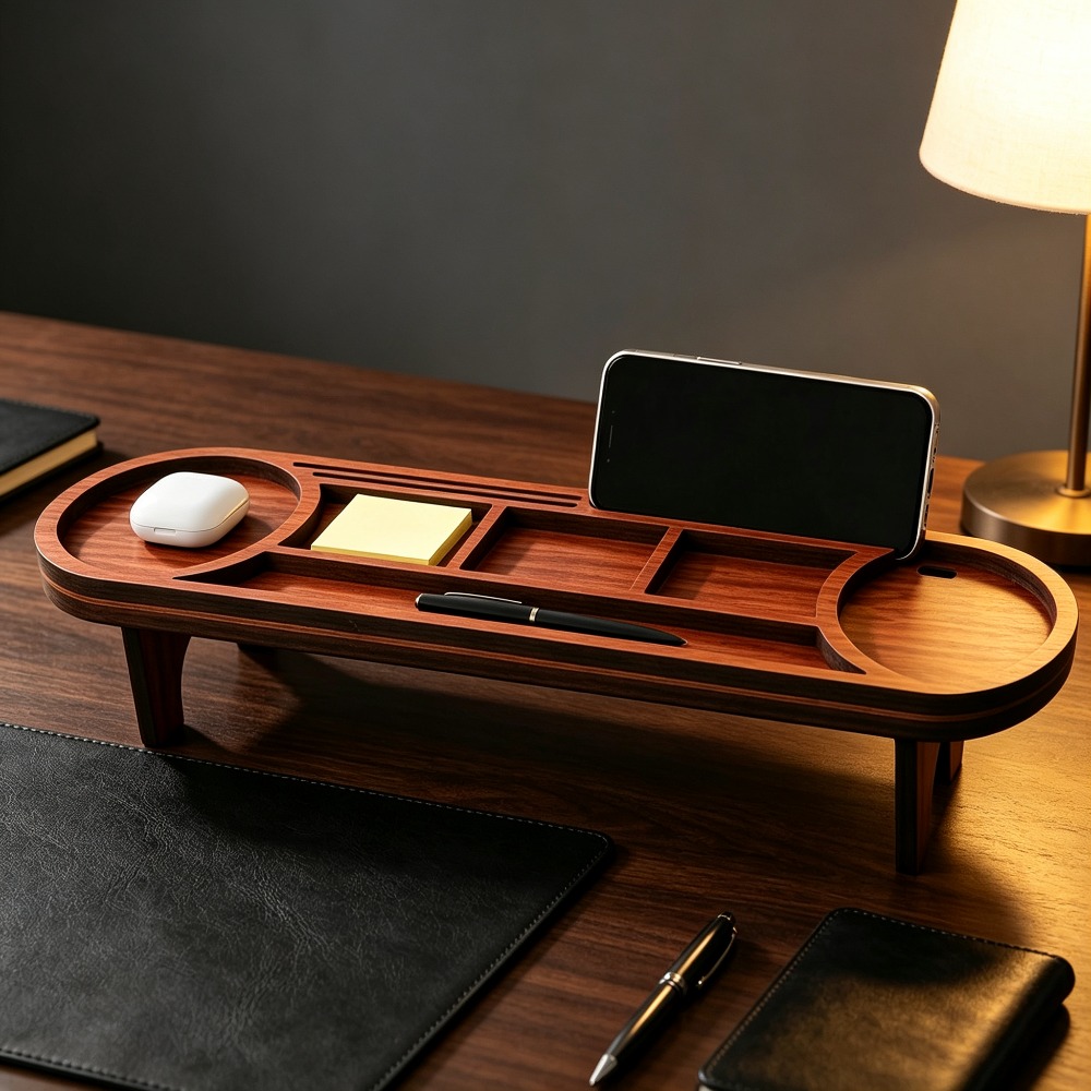 Ahşap Masa Düzenleyici, Telefo - Phone Accessories Rack incelemesi ve fiyatı