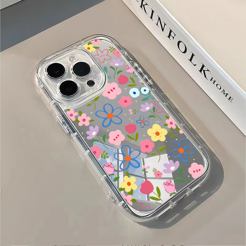 Kore Tarzı Çiçek Desenli Gümüş - Phone Accessories List incelemesi ve fiyatı